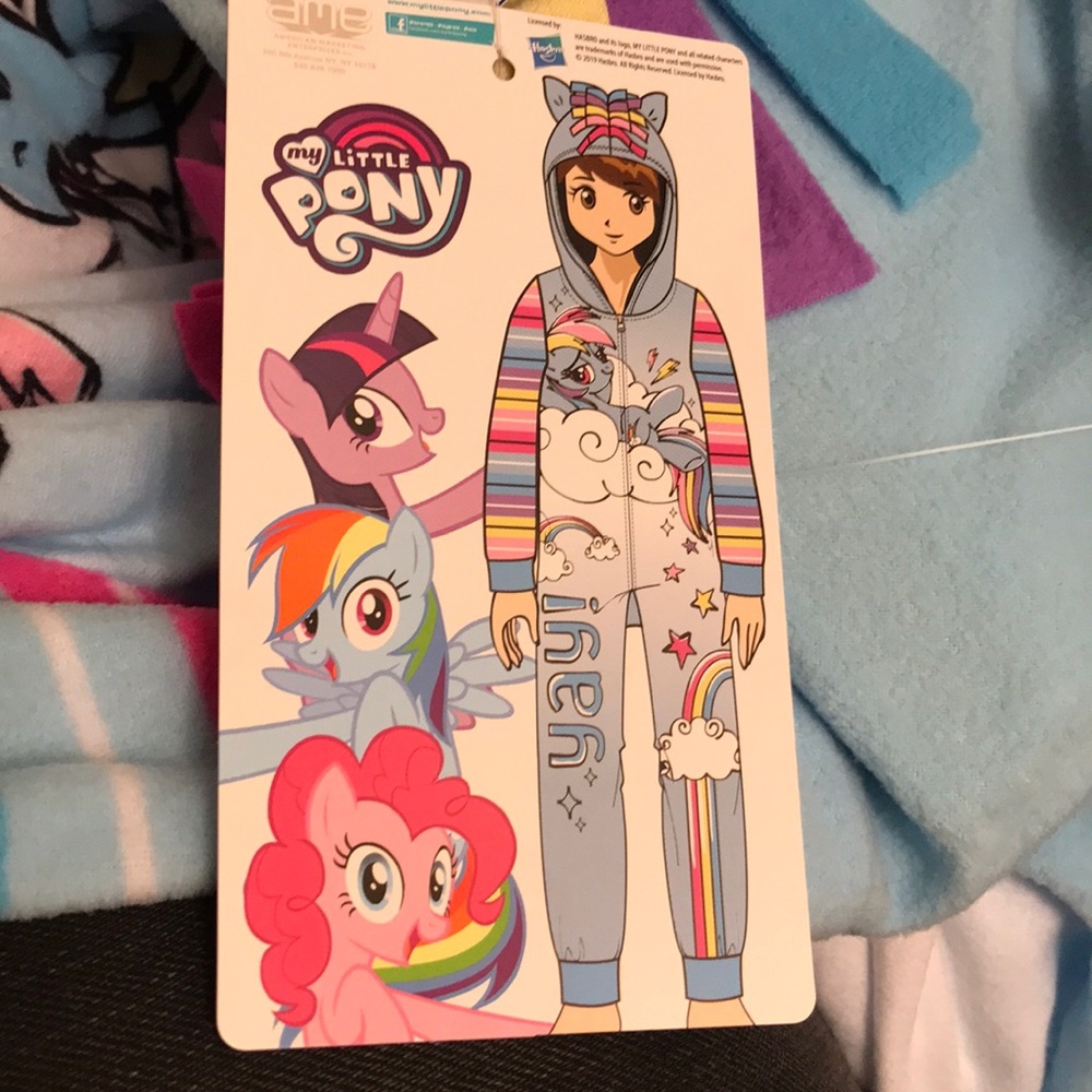 NWT sz 4 my little pony blanket sleeper/co…